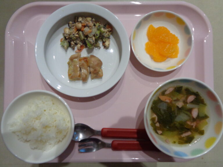 １０月２２日　給食